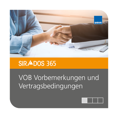 SIRADOS VOB Vorbemerkungen und Vertragsbedingungen - WEKA Bausoftware